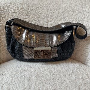 Calvin Klein Elegant Black and Silver Women's Bag